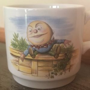 Alice in Wonderland Humpty Dumpty Johnson Brothers nursery cup tea coffee mug